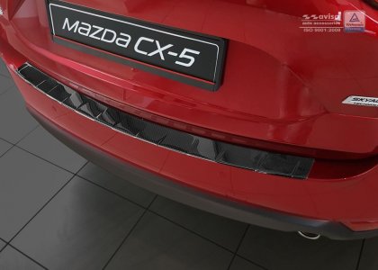Ochranná lišta zadního nárazníku Mazda CX-5 II 17- karbonová