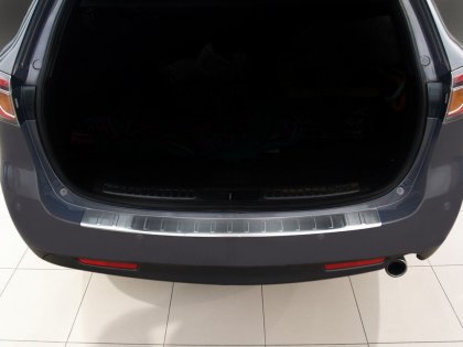 Nerezová ochranná lišta zadního nárazníku Mazda 6 Kombi 07-12