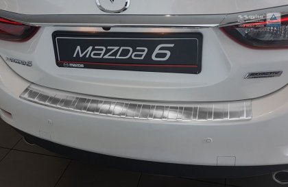 Nerezová ochranná lišta zadního nárazníku Mazda 6 Sedan 12-16