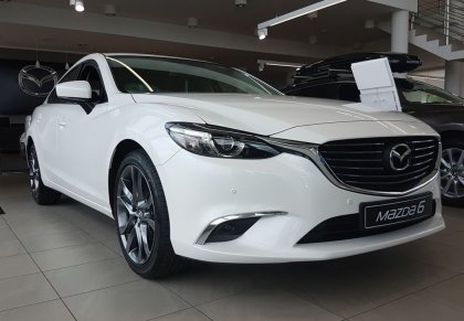 Nerezová ochranná lišta zadního nárazníku Mazda 6 Sedan 12-16 grafitová