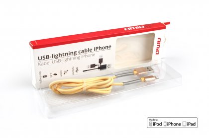 USB kabel Lightning iPhone iPad FullLINK 2,4A