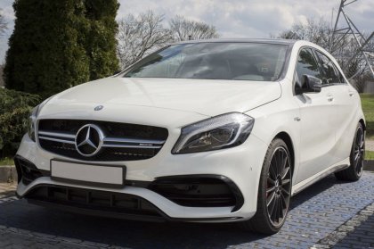 Nerezová ochranná lišta zadního nárazníku Mercedes-Benz A AMG 15-17