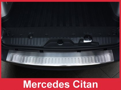 Nerezová ochranná lišta zadního nárazníku Mercedes-Benz Citan 12-