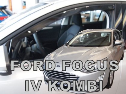 Protiprůvanové plexi, ofuky skel - Ford Focus MK4 2018- (+ zadní)