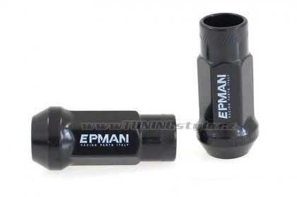 Kolové racing matice (štefty) EPMAN JDM M12x1.25 Black