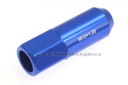 Kolové racing matice (štefty) JBR 60mm M12 x1.25 BLUE