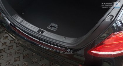 Ochranná lišta zadního nárazníku Mercedes-Benz E W213 16- karbonová červená