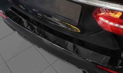 Ochranná lišta zadního nárazníku Mercedes-Benz E W213 kombi 16- karbonová