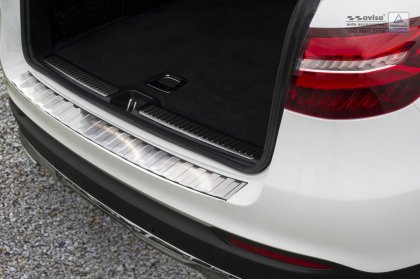 Nerezová ochranná lišta zadního nárazníku Mercedes-Benz GLC 15-