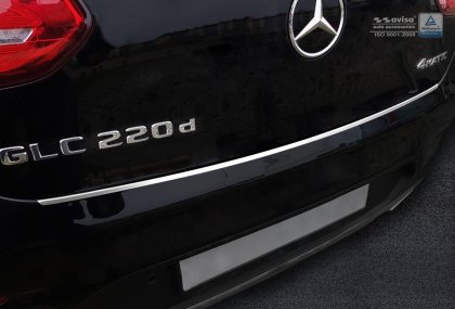 Nerezová ochranná lišta zadního nárazníku Mercedes-Benz GLC Coupe C253 16- 