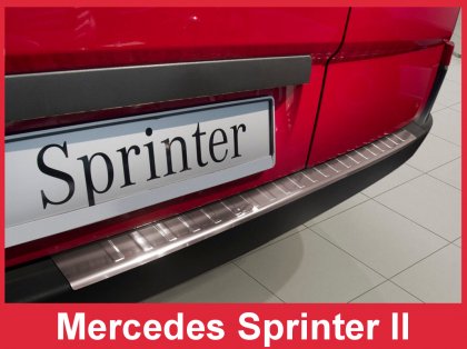 Nerezová ochranná lišta zadního nárazníku Mercedes-Benz Sprinter II 06-18