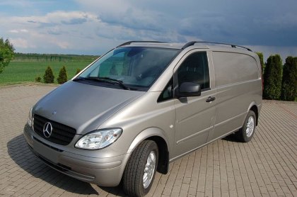 Nerezová ochranná lišta zadního nárazníku Mercedes-Benz W639 Vito/Viano 03-14