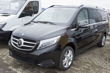 Nerezová ochranná lišta zadního nárazníku Mercedes-Benz V klasse W447 Vito III 14-