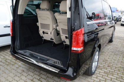 Nerezová ochranná lišta zadního nárazníku Mercedes-Benz V klasse W447 Vito III 14-