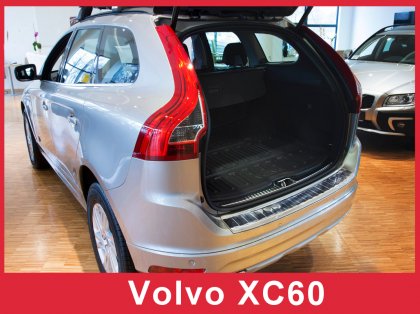 Nerezová ochranná lišta zadního nárazníku Volvo XC60 13-17 