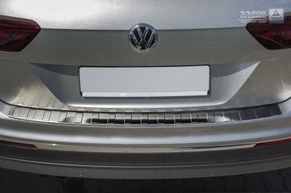Nerezová ochranná lišta zadního nárazníku VW Tiguan II 15-