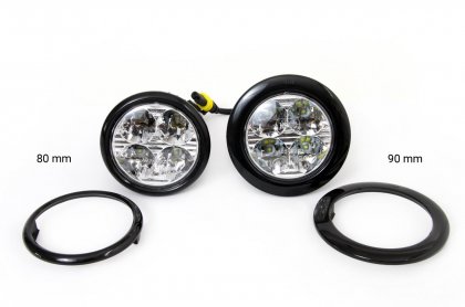 LED světla pro denní svícení NSSC DRL 510HP kulatá