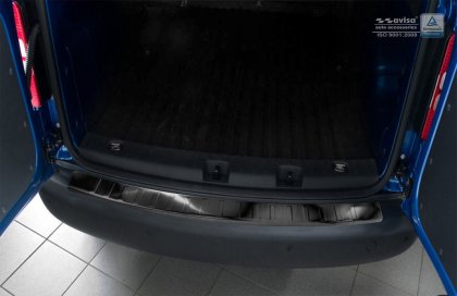 Nerezová ochranná lišta zadního nárazníku VW Caddy II 2K 03-16