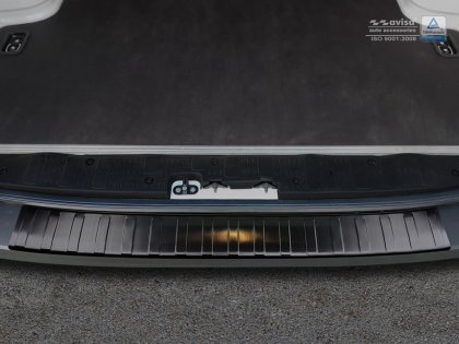Nerezová ochranná lišta zadního nárazníku VW Crafter 17- grafitová