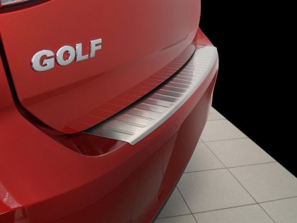 Nerezová ochranná lišta zadního nárazníku VW Golf VII 12-