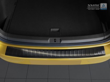 Nerezová ochranná lišta zadního nárazníku VW Golf VII 12- grafitová