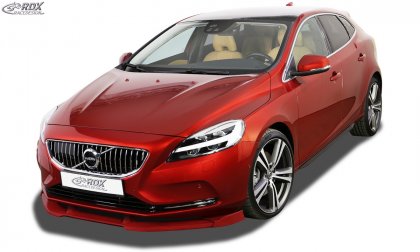 Prahy, lišty prahů RDX Slim VOLVO V40 12- černé lesklé