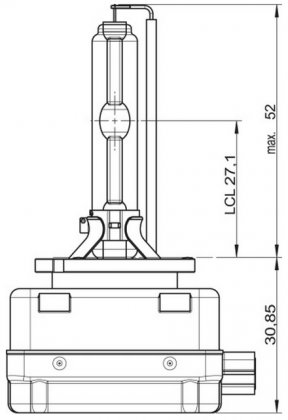 Xenonová výbojka D1S Osram Xenarc Original 12V 35W PK32d-2