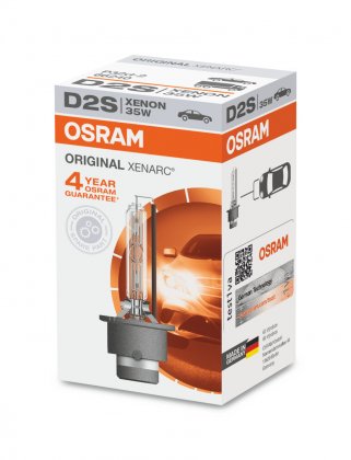 Xenonová výbojka D2S Osram Xenarc Original 85V 35W P32d-2