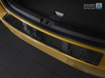 Ochranná lišta zadního nárazníku VW Golf VII 12- karbonová