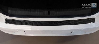 Ochranná lišta zadního nárazníku VW Passat B8 sedan 14- karbonová