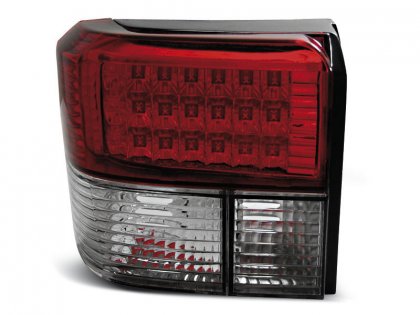 Zadní světla LED VW T4 červená/chrom krystal