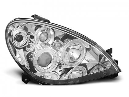Přední světla angel eyes Citroen Xsara 00-05 chrom