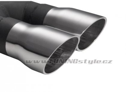 Koncovka výfuku dvojitá tenká šikmá typ2 ULTER SPORT 60mm