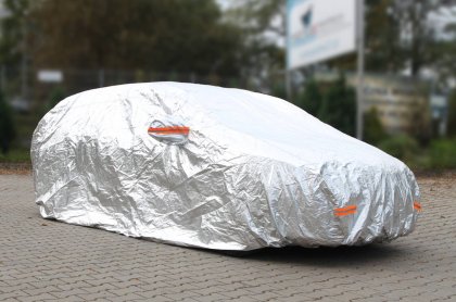 Ochranná autoplachta SUV/VAN ALUMINIUM - velikost XL - 100% Waterproof