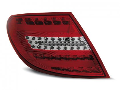Zadní světla LED Lightbar Mercedes-Benz W204 07-11 červená
