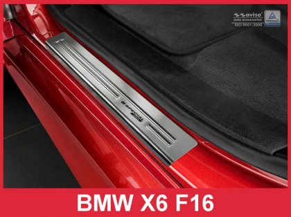 Prahové ochranné nerezové lišty Avisa BMW X6 F16 II 2014-2016 