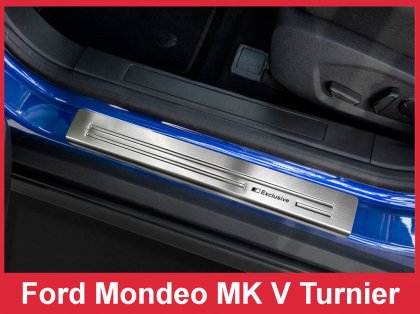 Prahové ochranné nerezové lišty Avisa Ford Mondeo MK5 - Exclusive