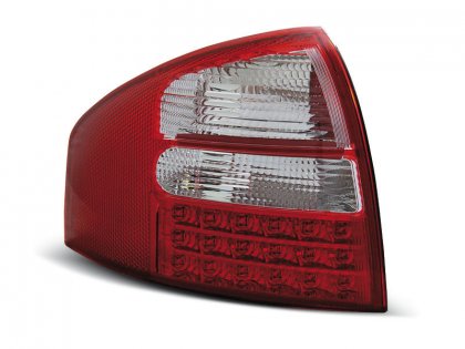 Zadní světla LED Audi A6 4B 97-04 červená/chrom