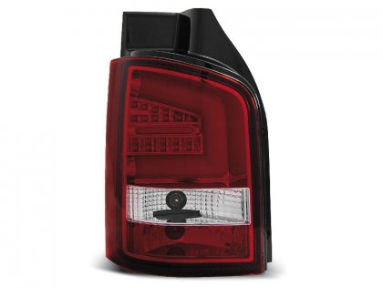 Zadní světla LED LIGHTBAR VW T5 03-09 červená