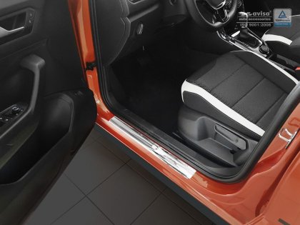 Prahové ochranné nerezové lišty Avisa Volkswagen T-Roc Sportline