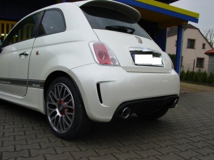 Sportovní výfuk ULTER SPORT Fiat 500 Abarth 2008-2018 duplex 100mm 