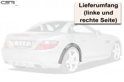 Rozšiřující lemy blatníku CSR - Mercedes Benz SLK / SLC R172 zadní