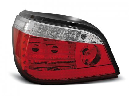 Zadní světla LED BMW E60 04- červená/chrom