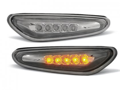 Boční blinkry LED BMW E46 01-05 kouřové