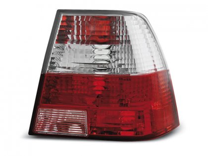 Zadní světla VW Bora červená/chrom krystal
