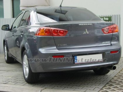 Koncovka výfuku přesná Mitsubishi Lancer 07-12 single 90mm