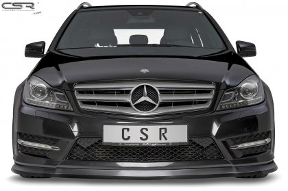 Spoiler pod přední nárazník CSR CUP - Mercedes C-Klasse 204 černý lesk 