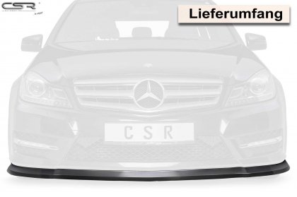 Spoiler pod přední nárazník CSR CUP - Mercedes C-Klasse 204 černý lesk 