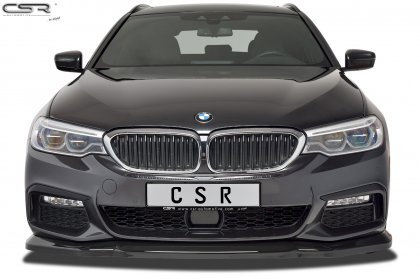 Spoiler pod přední nárazník CSR CUP - BMW 5 G30/G31 černý lesk 