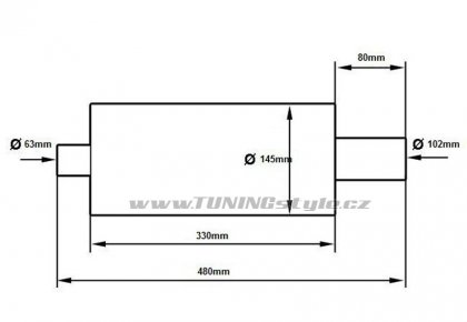 Koncový díl TurboWorks 52 2,25'